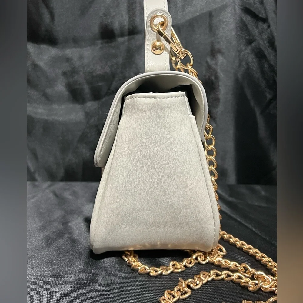 Bella Russo - Womens Light Grey Crossbody Purse